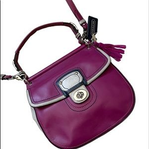 Coach Legacy Willis Magenta Crossbody